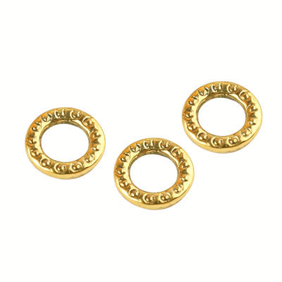 9 MM GOLD RINGS - APPROX 60 PCS