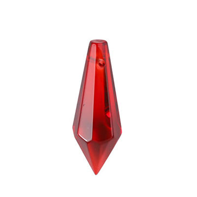 38 MM POINTED TEARDROP RED - 2 PCS