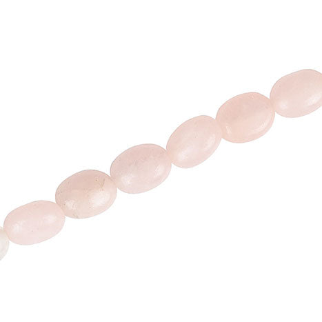ROSE QUARTZ IRREGULAR APPROX 8-10 MM - APPROX - 42 PCS (40CM STRAND)