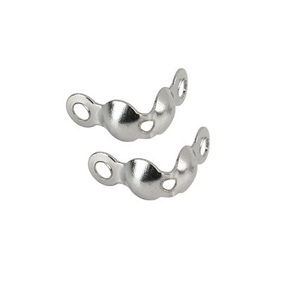 ANTIQUE SILVER BEAD TIPS - APPROX 75 PCS