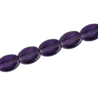 13 X 10 MM FLAT OVAL AMETHYST - 26 PCS