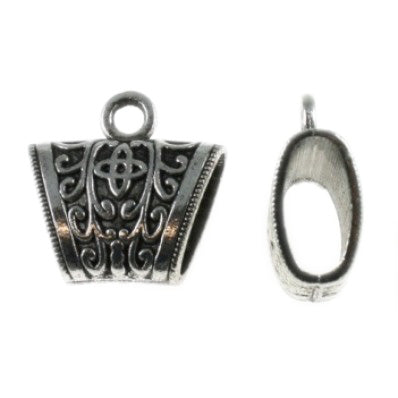 23mm silver scarf hanger 3pcs