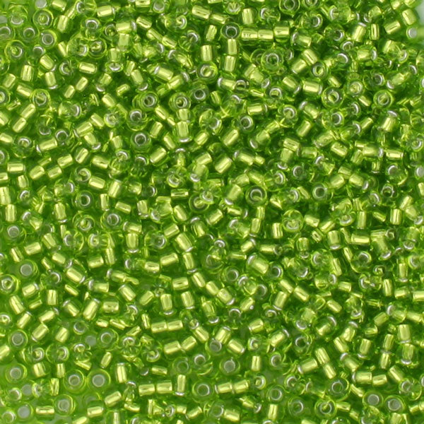 SIZE 11 MATSUNO - SILVER LINED LIME - 15 GRAMS