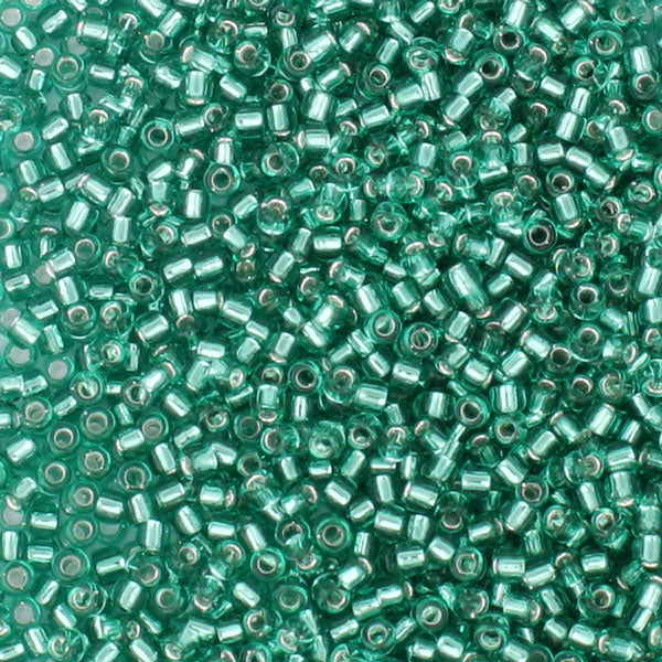 SIZE 11 MATSUNO - SILVER LINED LIGHT TEAL - 15 GRAMS