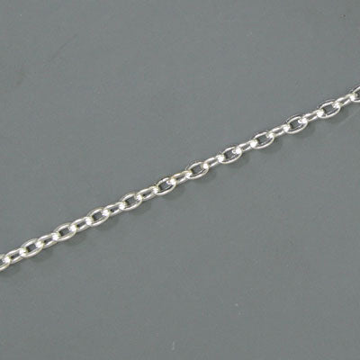 4 X 3 MM CHAIN SILVER - 1 M