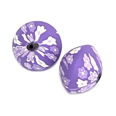 20 X 17 MM POLYMER CLAY BEADS - 8 PCS