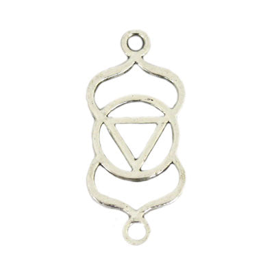22 MM CHAKRA THIRD EYE SILVER - 20 PCS