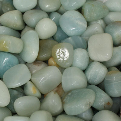 AMAZONITE TUMBLED STONES