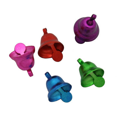 BELLS 10 MM - MIX COLOURS - 25 PCS