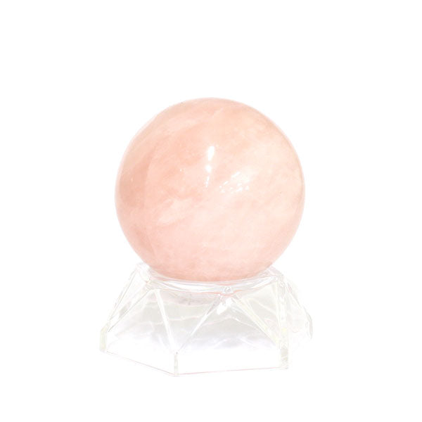 ROSE QUARTZ SPHERE 5CM (STAND NOT INCLUDED)