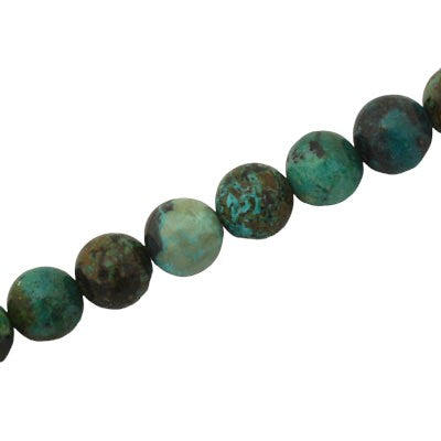 CHRYSOCOLLA 10 MM ROUND - APPROX 40 PCS