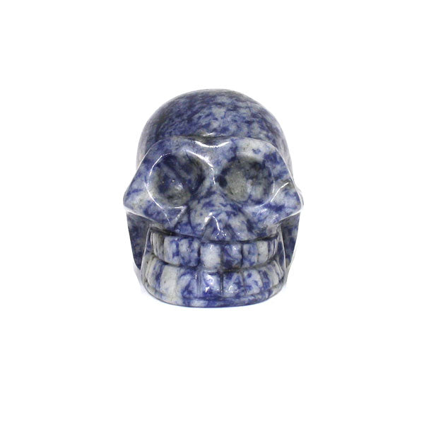 BLUE SPOT JASPER SKULL 4CM