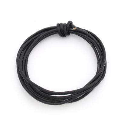 1 MM ROUND BLACK LEATHER 1 / MTR