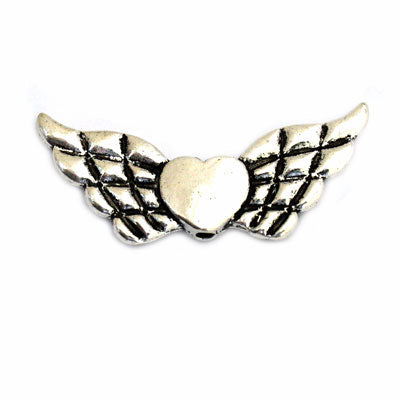 ANGEL WINGS 41 MM SILVER - 4PCS