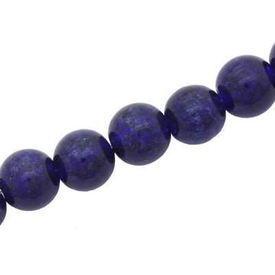 12 MM ROUND ROYAL BLUE - 15 PCS