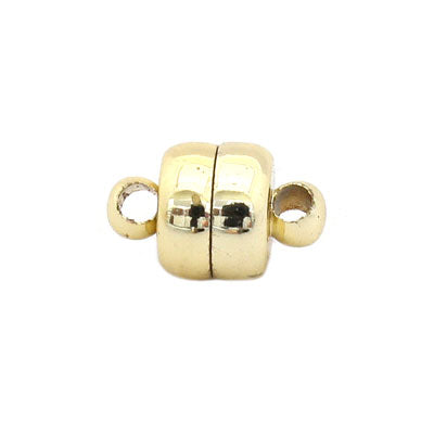 11 X 7 MM LIGHT GOLD MAGNETIC CLASP - 3