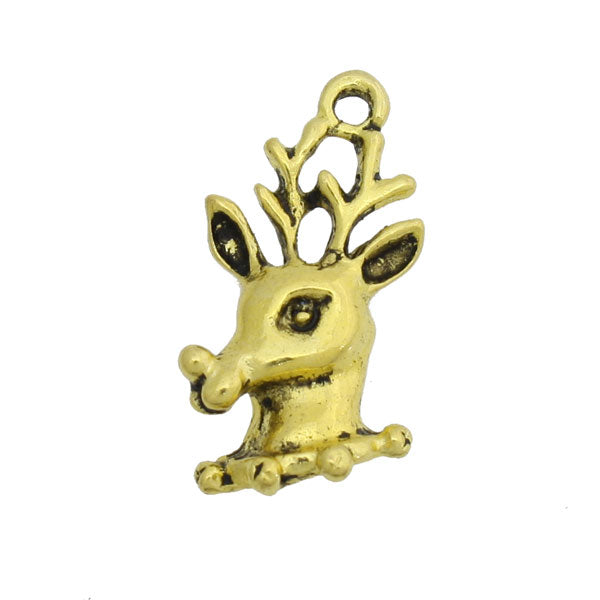 REINDEER 20 MM GOLD - 10 PCS