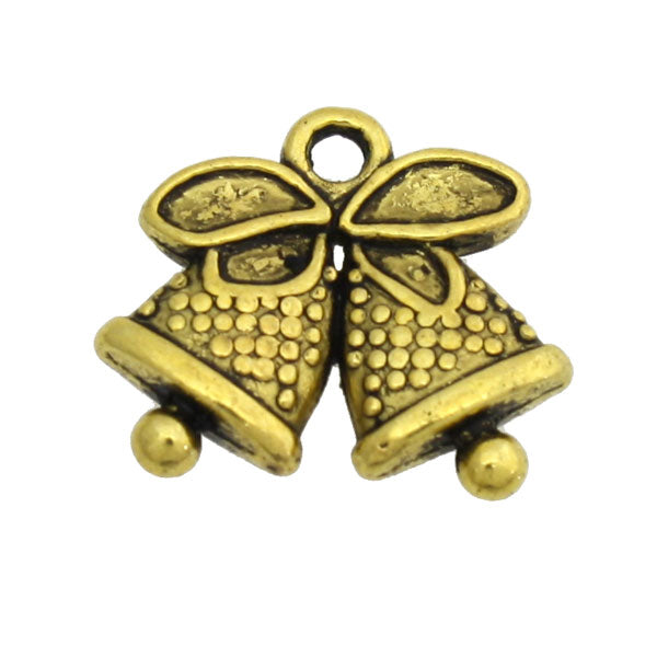 BELLS 14 MM GOLD - 10 PCS