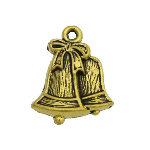 BELLS 22 MM GOLD - 10 PCS