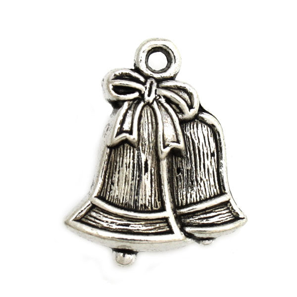 BELLS 22 MM SILVER - 10 PCS