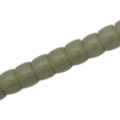 8 X 6 MM RONDELLE GLASS BEADS GREY - 70 PCS