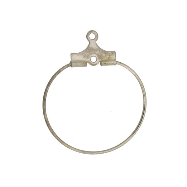 20 mm antique silver hoop earrings approx 20 pcs