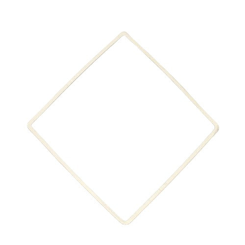 48 MM CRAFT FRAME SILVER - 4 PCS