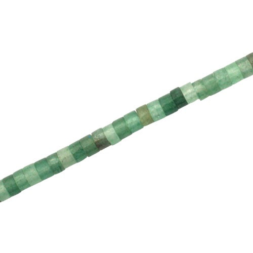 AVENTURINE 4 X 2 MM BEADS - APPROX 150 PCS