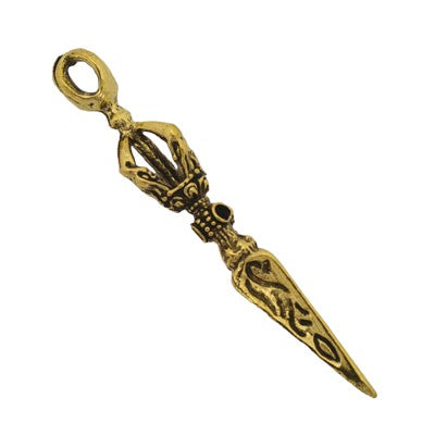 DAGGER CHARM 48 MM GOLD - 5 PCS