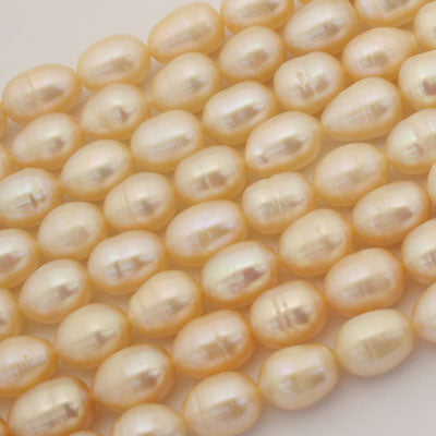 8 X 7 MM FRESH WATER PEARLS - 35 CM STRAND (FWP35)
