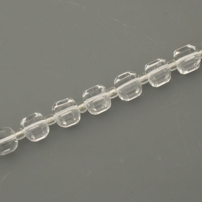 CRYSTAL QUARTZ 7 MM CUBE - APPROX 46 PCS