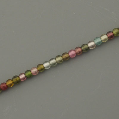TOURMALINE 2.5 MM ROUND BEADS - APPROX 165 PCS