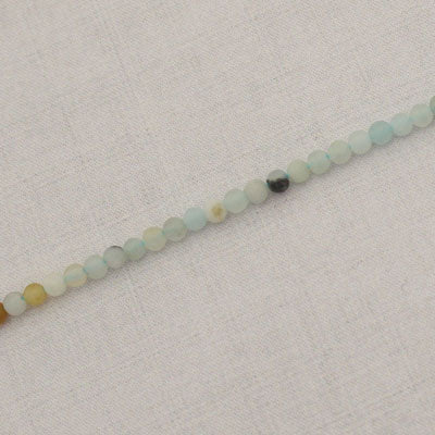 AMAZONITE 2.5 MM ROUND BEADS - APPROX 190 PCS