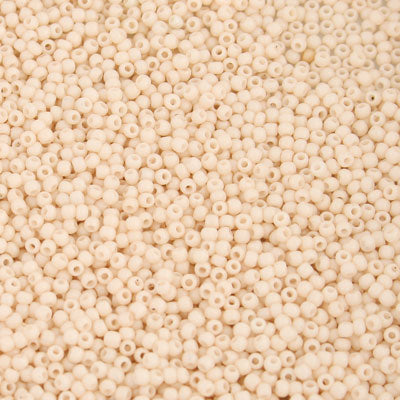 #11/0 SEED BEADS - 40G - OPAQUE IVORY
