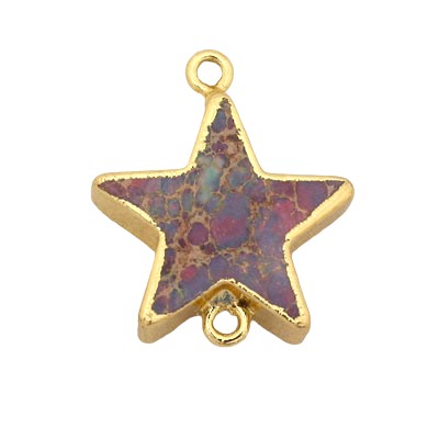 25 MM GEMSTONE STAR CONNECTOR - 1 PC