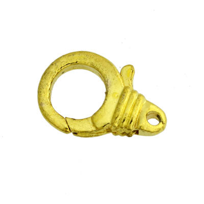 18 mm Gold Clasp - 7 pcs