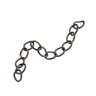 black 50mm extention chain 20pcs