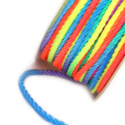 3 MM CORD FLURO MIX COLOURS - 1M
