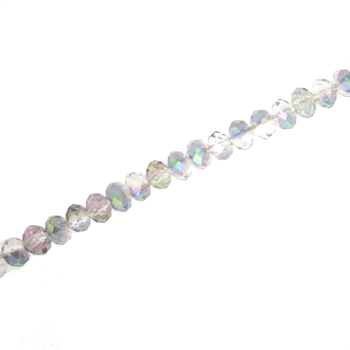 3 X 2 MM CRYSTAL RONDELLE BEADS CRYSTAL RAINBOW - APPROX 150 / PCS