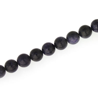 BLUE SANDSTONE 6 MM - APPROX - 65 PCS