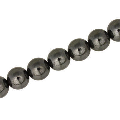 HEMATITE 8 MM ROUND - APPROX - 50 PCS