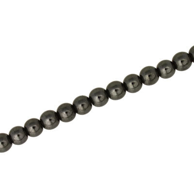 HEMATITE 4 MM ROUND - APPROX - 100 PCS