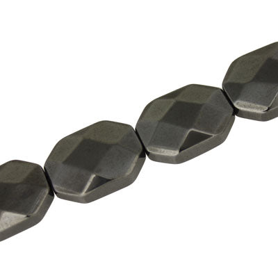 HEMATITE 18 X 13 MM - APPROX - 22 PCS