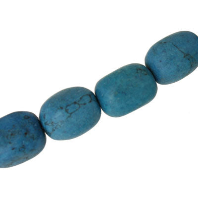 MAGNESITE -16 X 13 MM - TURQUOISE COLOUR - 26 PCS