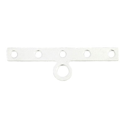25 X 8 MM SILVER 5 TO 1 CONNECTOR - 20 PCS