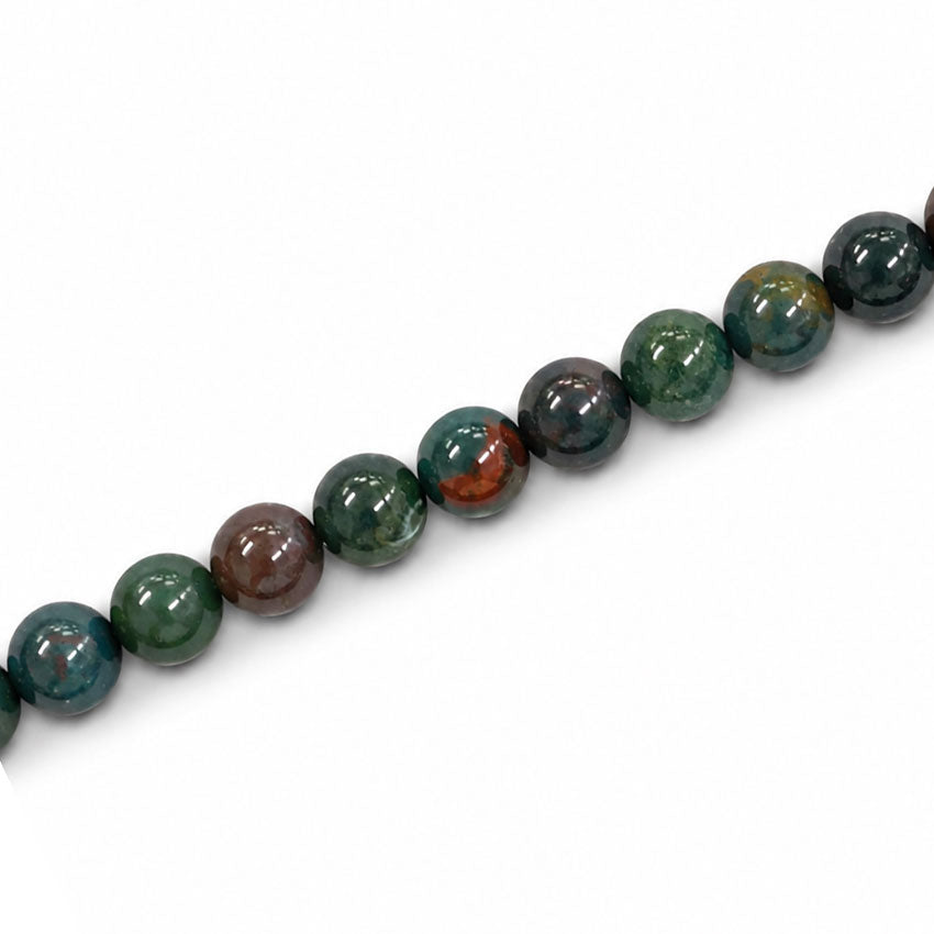 Bloodstone Indian 6mm Round - Appox 60pcs