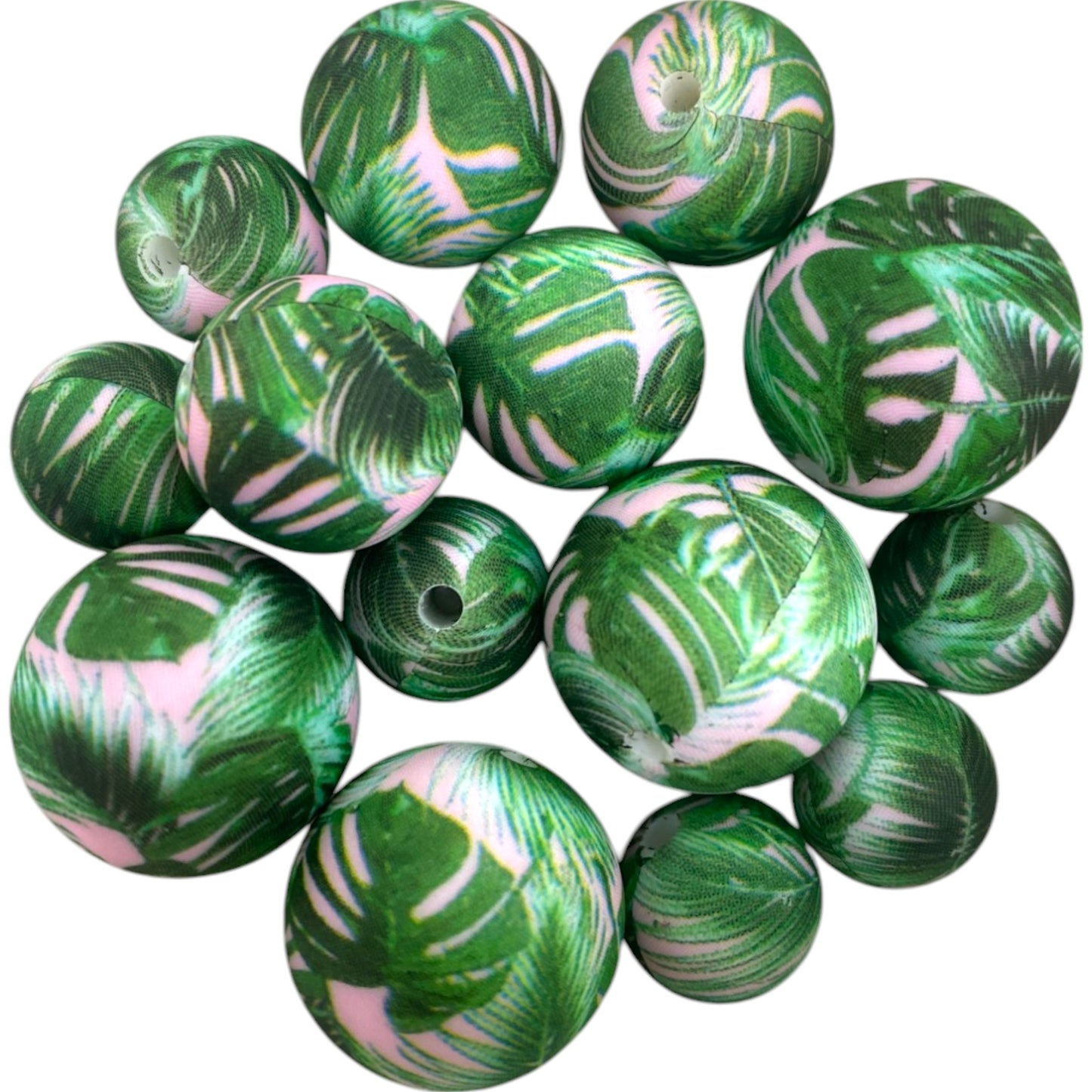 SILICONE BEADS - LEAF
