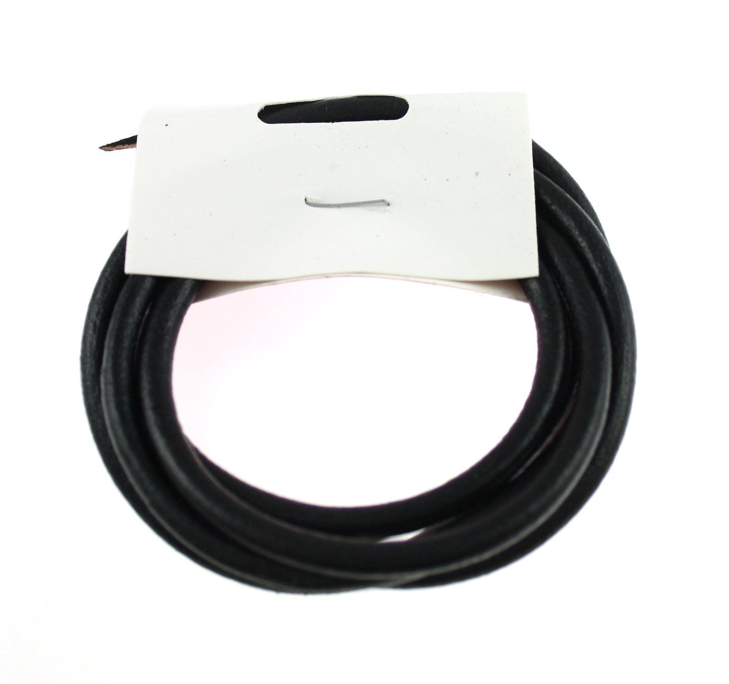 4.5 MM ROUND BLACK LEATHER 1/MTR