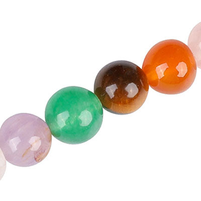 MIX GEMS 12 MM ROUND - APPROX - 32 PCS