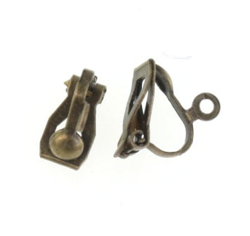 antique clip on earrings 14 pairs